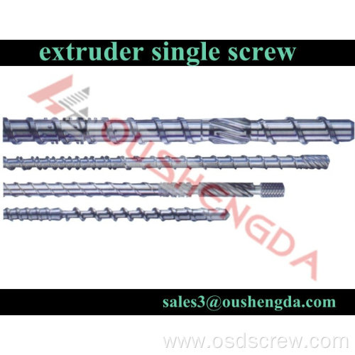 screw with mixing head(mixter) or barrier to melt/BM and barrel(cylinder) for injection or extrusion machine zhoushan manufactu